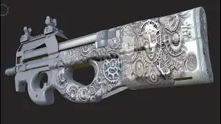 #p90skin  mechanic princess новый скин в кс