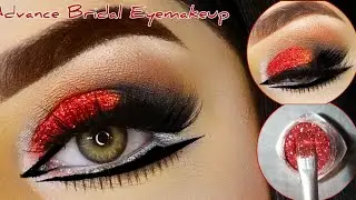 Signature Model Red Bridal Eyemakeup| Double Winged Eyeliner Tutorial| BEGINNERS Friendly Makeup