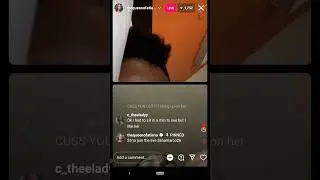 Young lady gives Shamar good advice. But it's in one ear and out the other,