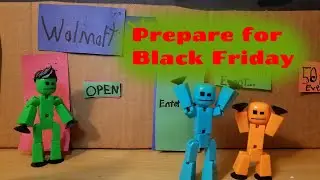 Prepare for Black Friday | Stop Motion | #stikbot