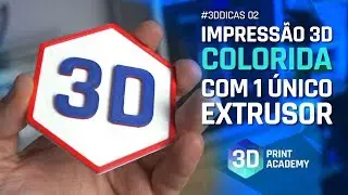 COMO IMPRIMIR 3D COLORIDO com apenas 1 Extrusora usando o CURA