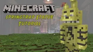 Minecraft Tutorial: Springtrap (Five Nights At Freddy's 3) Statue