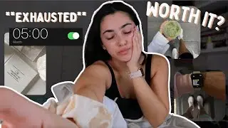 WAKING UP AT 5AM FOR A WEEK... (becoming a morning person☀️)