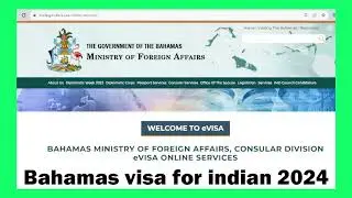 Bahamas visa for Indian 2024 online from the official website