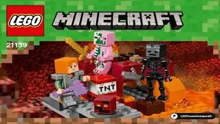 LEGO Minecraft 2018 THE NETHER FIGHT 21139 Лего Майнкрафт Бой в Нижнем мире