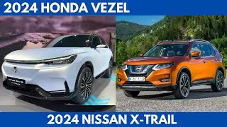 2024 Honda Vezel Vs. 2024 Nissan X-Trail are both subcompact SUVs Comparison