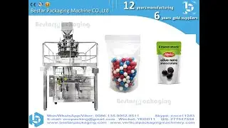 2023 BESTAR PACK NEW horizontal premade pouch packing machine  zipper bag seal doypack machinery