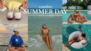 my perfect summer day living in florida! *beach, pool, coffee shop*