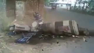 satellite  accident