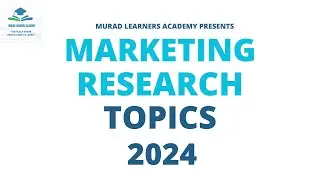 Marketing Research Topics  2024  l Marketing Research  Topics l Ai Marketing Research Topics