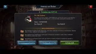 KING OF AVALON - GOLEM - attack with DS and ICE, examples of attack formation! 12300 damage!
