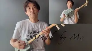 Stand by me played by cardboard shamisen!