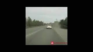 Instant karma for truck driver! CAR CRASH! Dash cam! #shorts