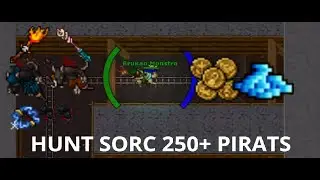 HUNT NOS PIRATS AGORA COM SORCER 250+ DEU RUIM ?