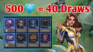500💎 = 40 Draws | Event Esmeralda Superhero Skin Draw | mobile legends