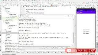 Android Studio Tutorial: How To CHANGE TextView Font In Android | Ways To change font | 