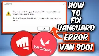 HOW TO FIX VALORANT ERROR CODE VAN 9001 | FIX VALORANT VANGUARD ERROR (2026)