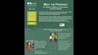 Meet the President: Dr. Michel E. Mawad in Conversation with Rima Maktabi