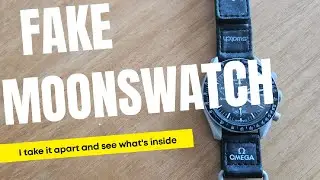 Watch out for the Fake Omega Moonswatch, I take one apart and see what's inside