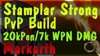 ESO| Stamplar PvP Build| Markarth| GOOD FOR BATTLEGROUNDS AND IC | 1vX/Smallscale