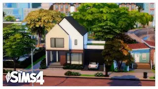 The Sims 4 || Modern Scandinavian Single Family Home || Speed Build