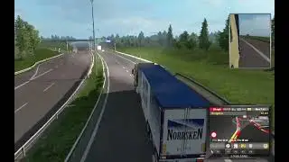 ETS 2 || PERJALANAN PANJANG TRUCK HINO LINTASI PELABUHAN DI MALAM HARI PART 2