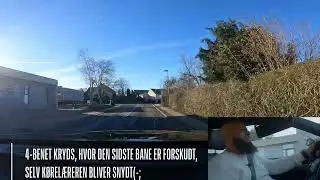Højresving, højre vigepligt og fremkørsel mod kryds (Kørsel 3)