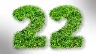 Grass Text Effect in Photoshop - Quick Photoshop Tutorial Dara Graphic