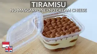 Economical! Hotel Quality Tiramisu Recipe! [Local Ingredients, No Mascarpone & Cream Cheese]