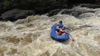 White Water Rafting the Wolf River Dalles Gorge