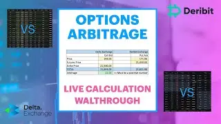 DETAILED ARBITRAGE for Crypto OPTIONS Walkthrough | Exploring Put Call Parity