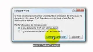 Comparar, Combinar e Intercalar Documentos do Microsoft Word