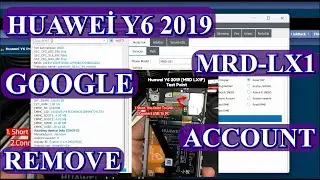 Huawei y6 2019 Google hesabı kaldırma Mrd-lx1 remove google account