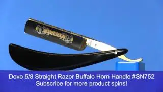 Shave Nation Spin: Dovo 5/8 Straight Razor with Buffalo Horn Handle