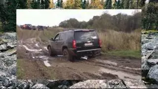 #46. Chevrolet Tahoe и другие внедорожники в грязи