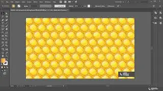 AiW110-04 Workshop การออกแบบแพทเทริน ลายรังผึ้ง ใน Adobe Illustrator