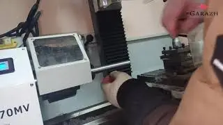 Проверка передней бабки на конусность на токарном-фрезерном станке MetalMaster MML 2870 MV