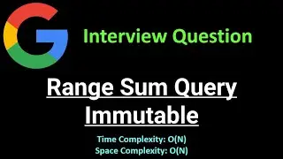 Range Sum Query  Immutable - Array