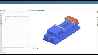 How to assemble a vise in NX CAM