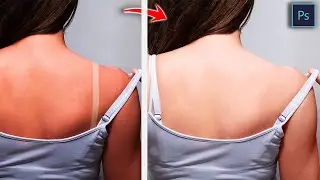 How To Balance Skin Tone In Photoshop (1 Min) | Remove Tan Line