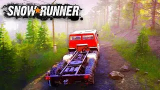 Forest Exploration SnowRunner DAN 96320 | Logitech G29+Shifter | Steering Wheel Gameplay