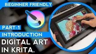 Krita Tutorial for Beginners Part-1 | Introduction to basic tools 