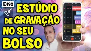 🔥 Aplicativo de estúdio de gravação multipistas gratuito no Android! Bandlab (E191)