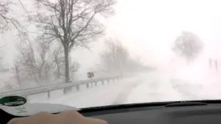 Winter drive in Germany