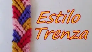 Pulsera de Hilo: Estilo Trenza