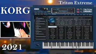 2021 Korg Triton Extreme VST / Combo Motion Pad / KORG Collection 3 / New Release / Demo Sound ♫