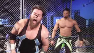 Reality of Wrestling: Mysterious Q vs Ryan Davidson - Steel Cage -