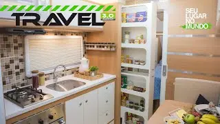Novo Layout interno no trailer TRAVEL 3.0 para 2024 - Planta 87-102 confira essa novidade!
