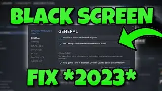 How To Fix *BLACK SCREEN* On Startup In CS:GO 2023!