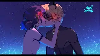 Клип - Леди баг и Супер кот - Твой французский поцелуй (Супер кот и Маринетт💔💓)(Всех с праздником!💖💖